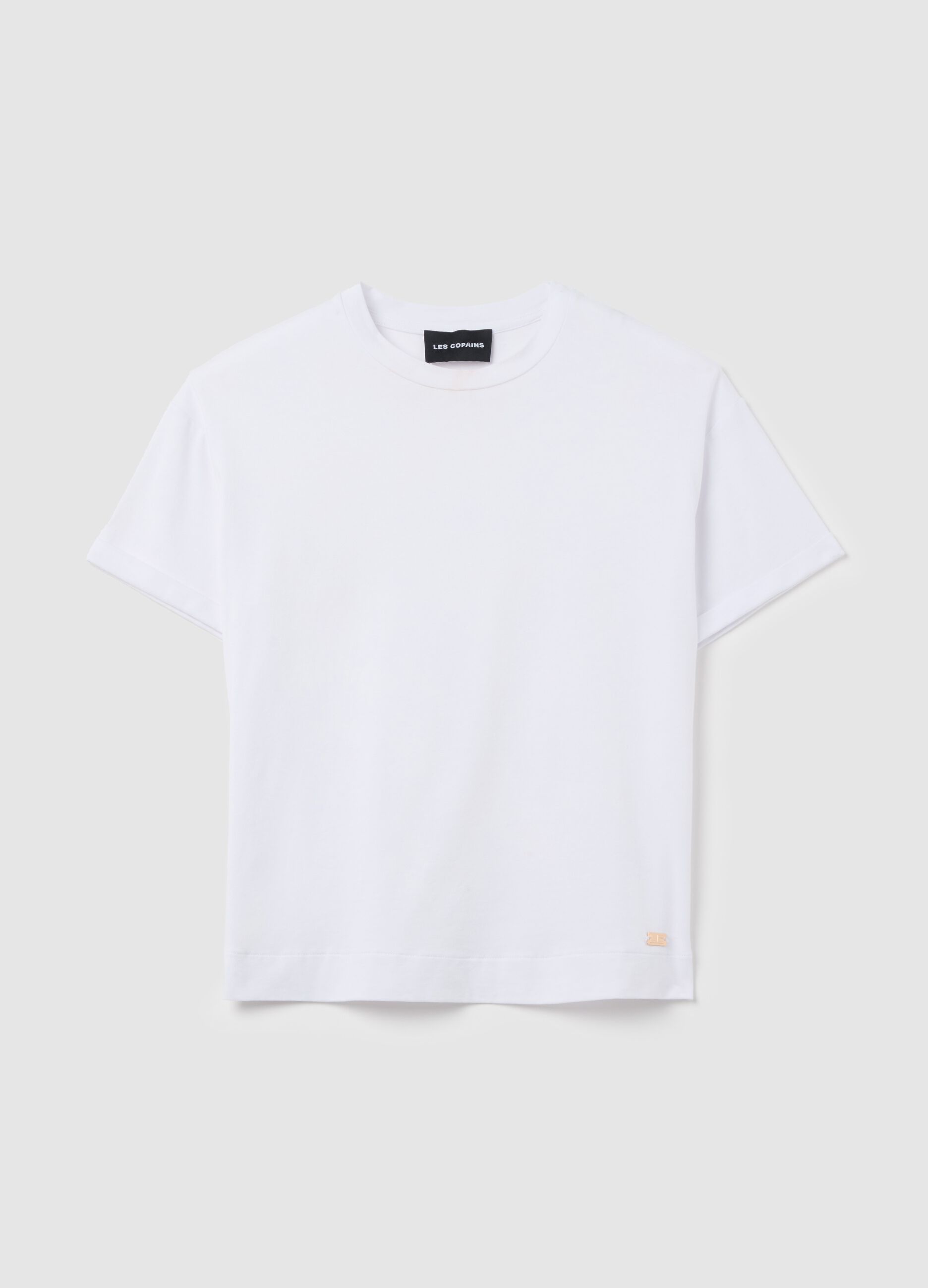 Stretch cotton and modal T-shirt