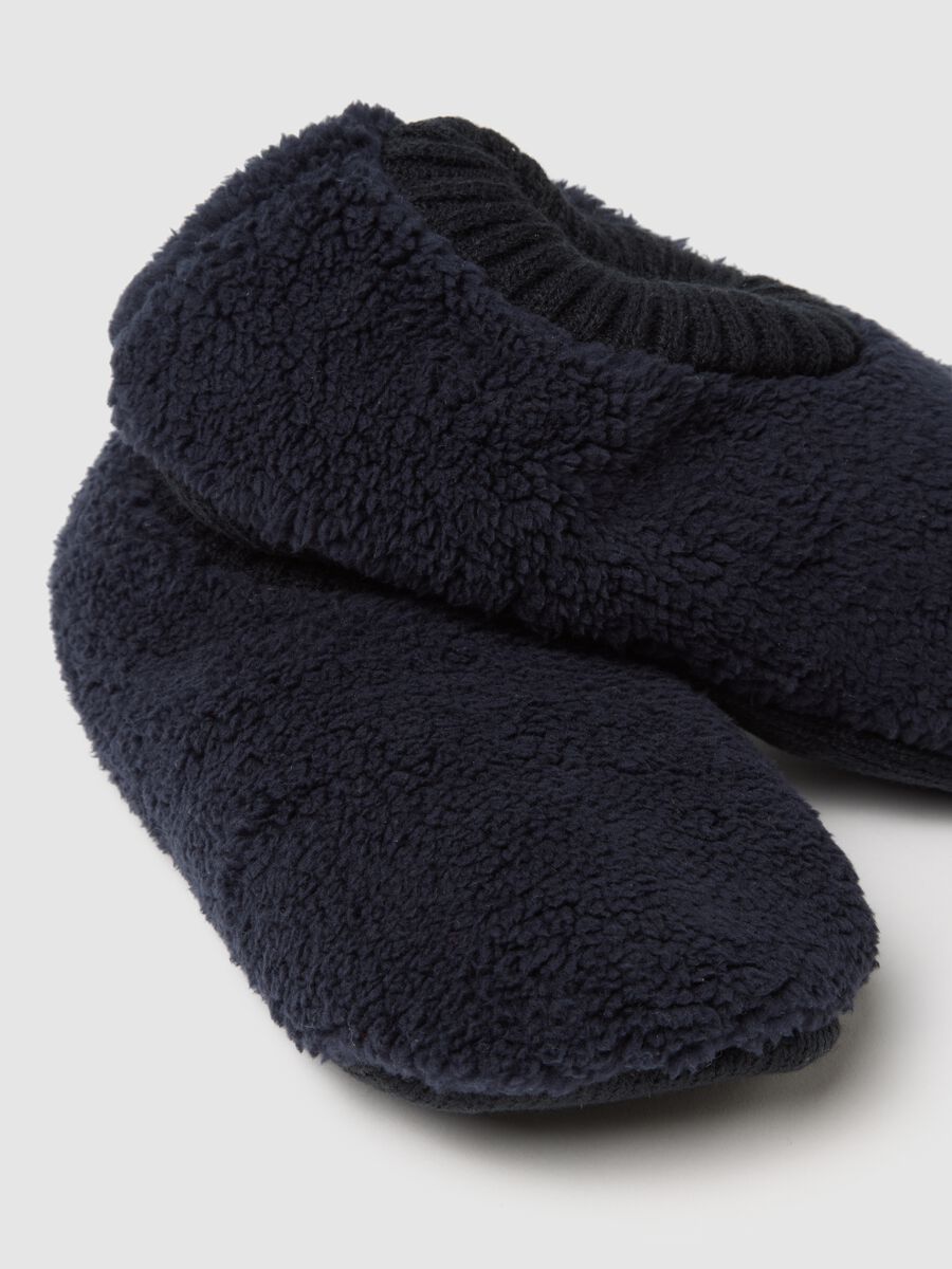 Pantofole morbide blu antiscivolo_1