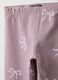 Pink skinny fit stretch cotton leggings for girls_2