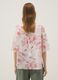 Pink pure cotton top with floral print_3