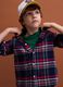 Blue and green checked pure cotton shirt_1