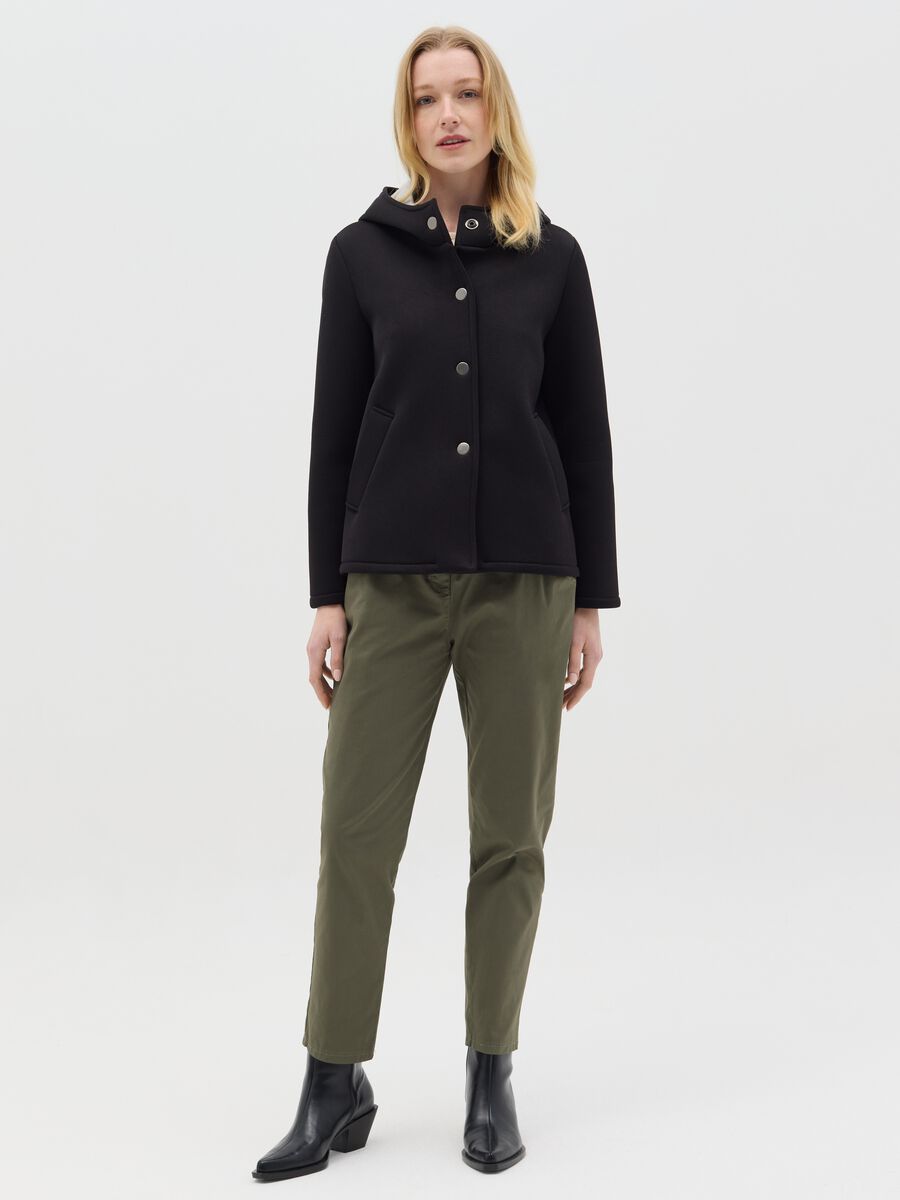 Short jacket with hood and buttons_1
