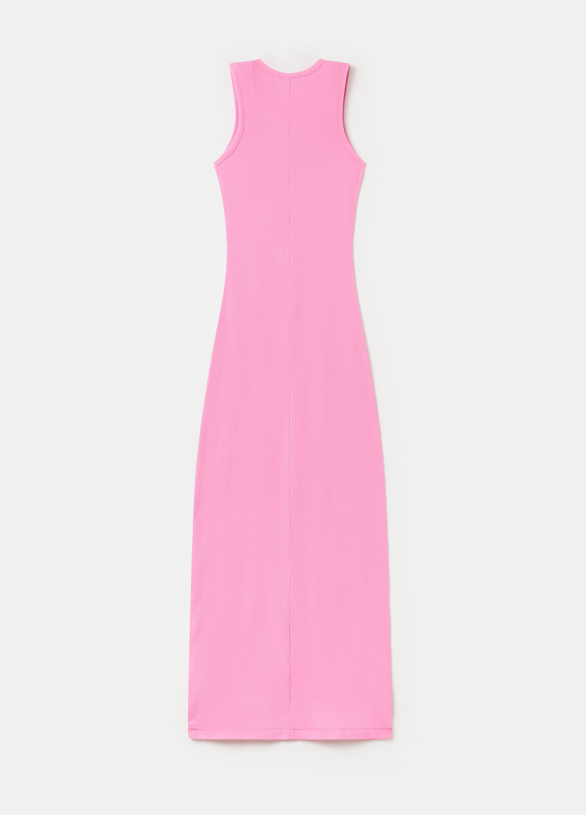 Long Shape Dress Pink