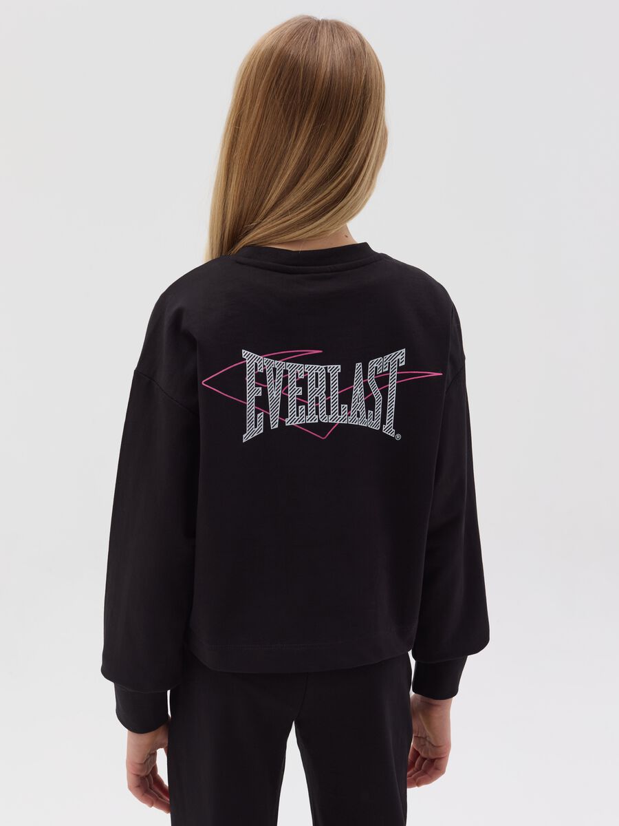 Crop sweatshirt with logo print_2