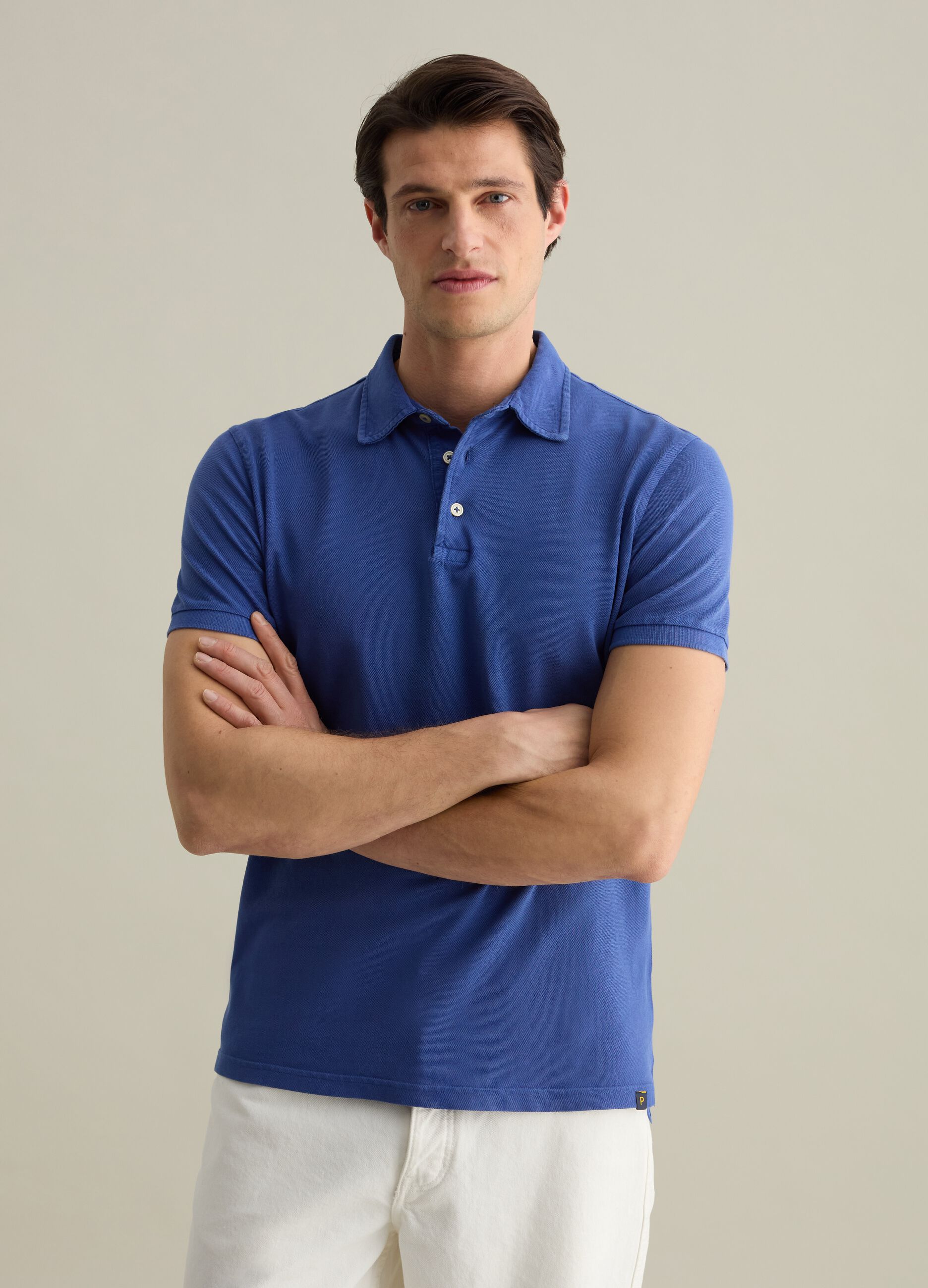 Cotton pique polo shirt