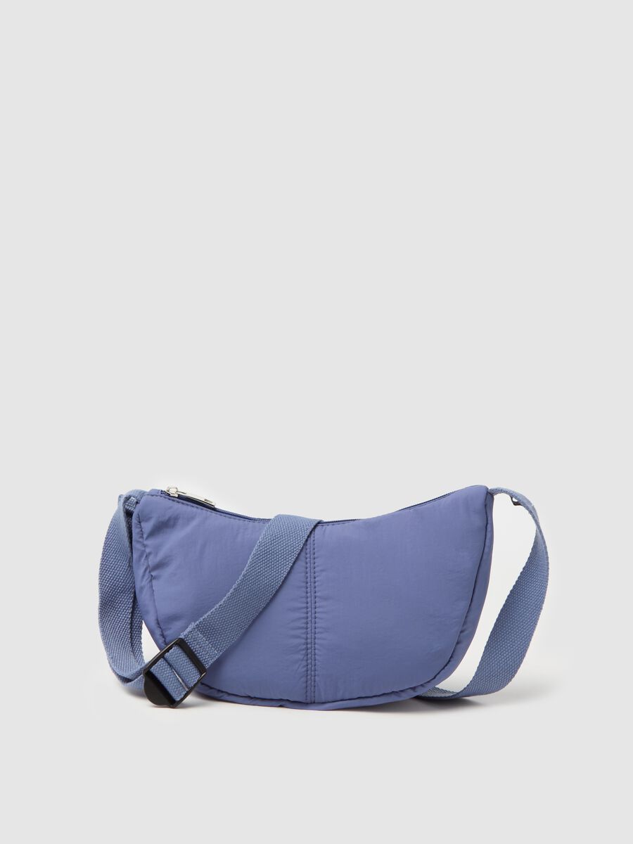 Essential small half-moon bag with shoulder strap_0