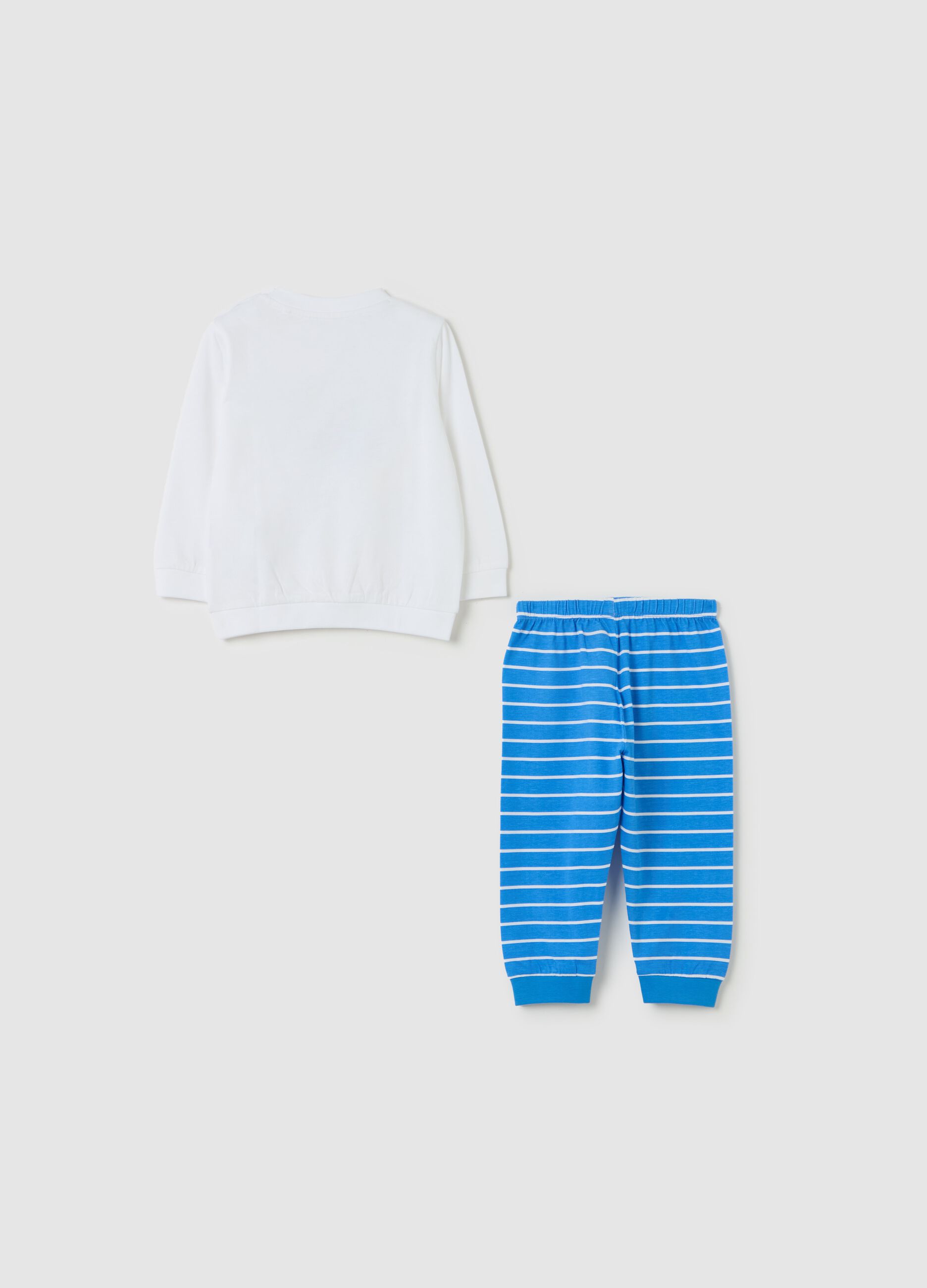 Organic cotton pyjamas with animals print
