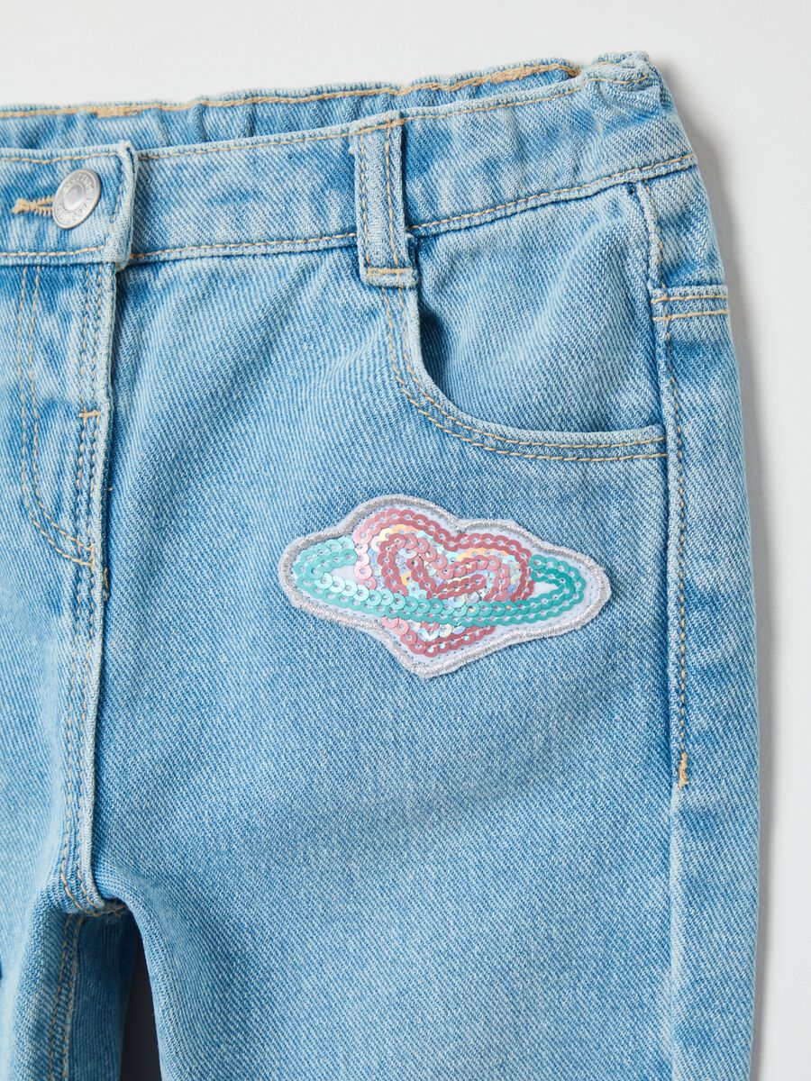 Jeans baggy fit con patch_2
