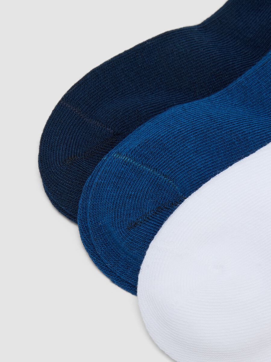 Multipack calze in misto cotone elasticizzato multicolor da bambino_1