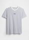 T-shirt in cotone elasticizzato a righe con logo GAP_3