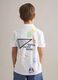 White short-sleeved polo shirt in pure cotton_1