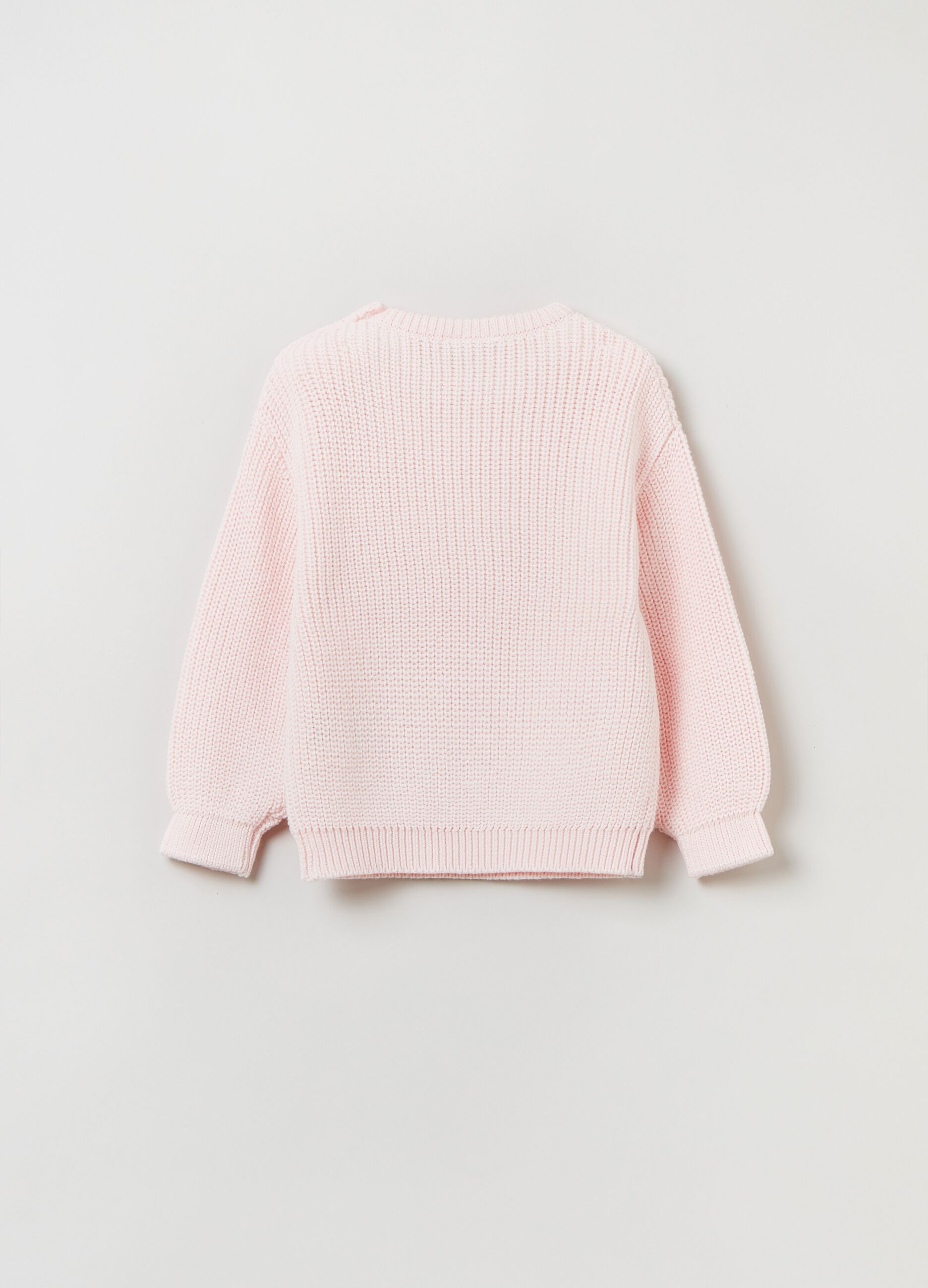 Pullover in cotone tinta unita_1