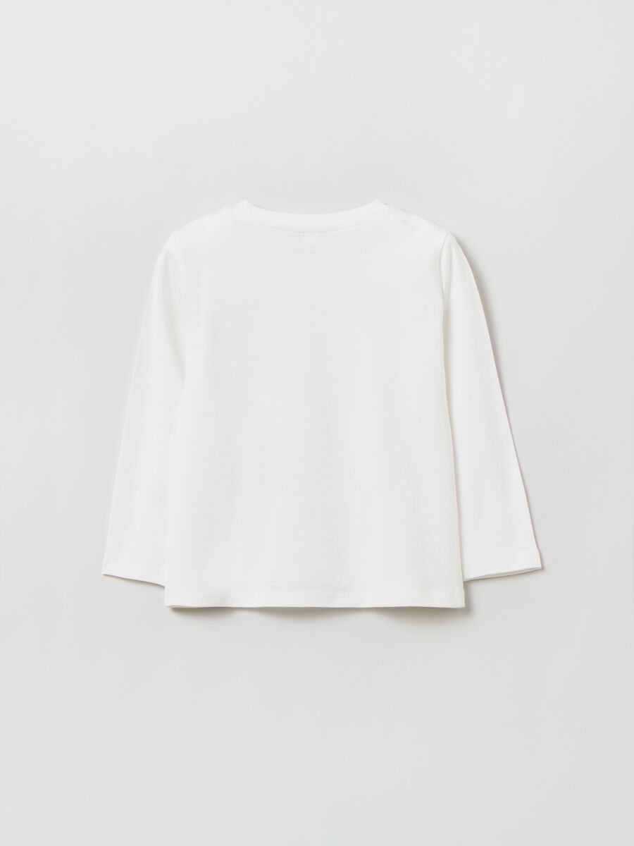 T-shirt a maniche lunghe con stampa_1