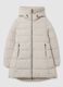 Beige padded jacket with hood_4