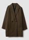 Cappotto marrone blu rosso bordeaux in misto lana e viscosa_0