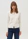 Solid colour cardigan with round neck_1