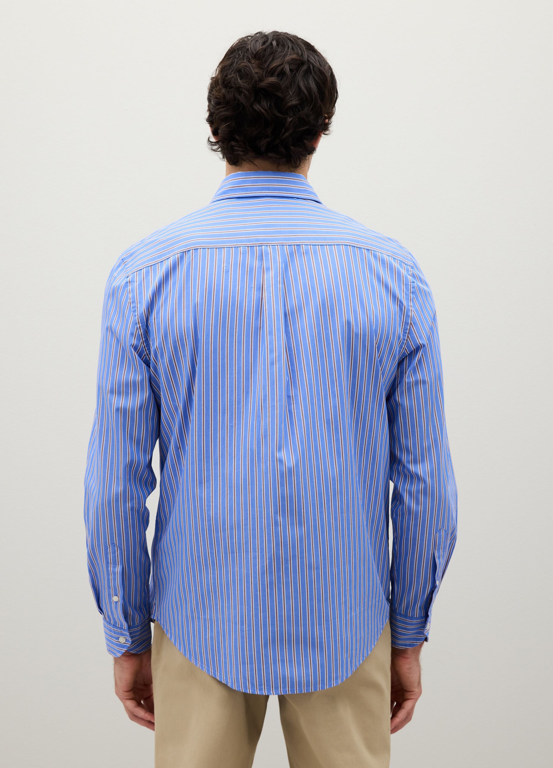 Multicolour pure cotton regular fit shirt