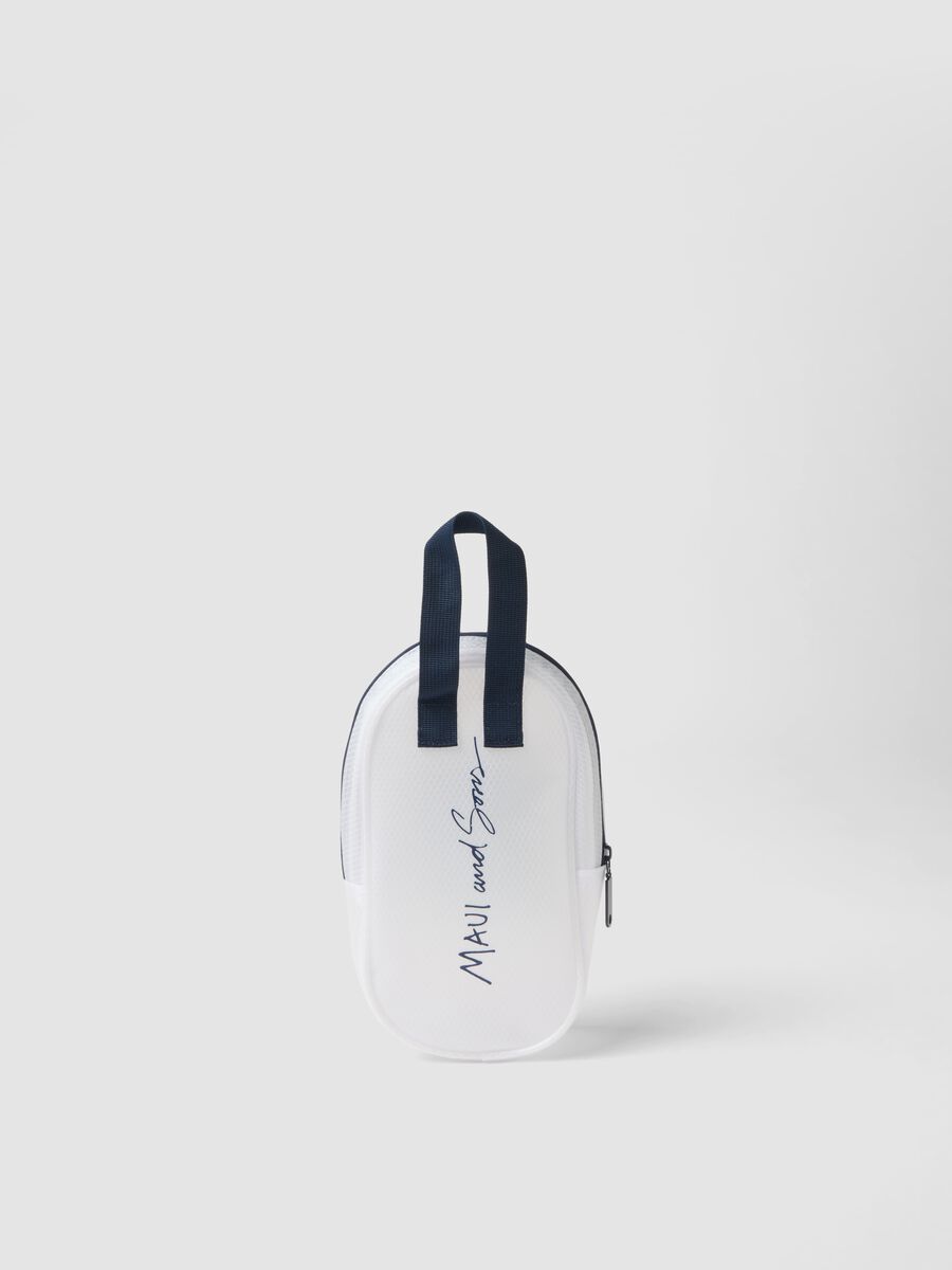 Porta costume trasparente con chiusura a zip_1