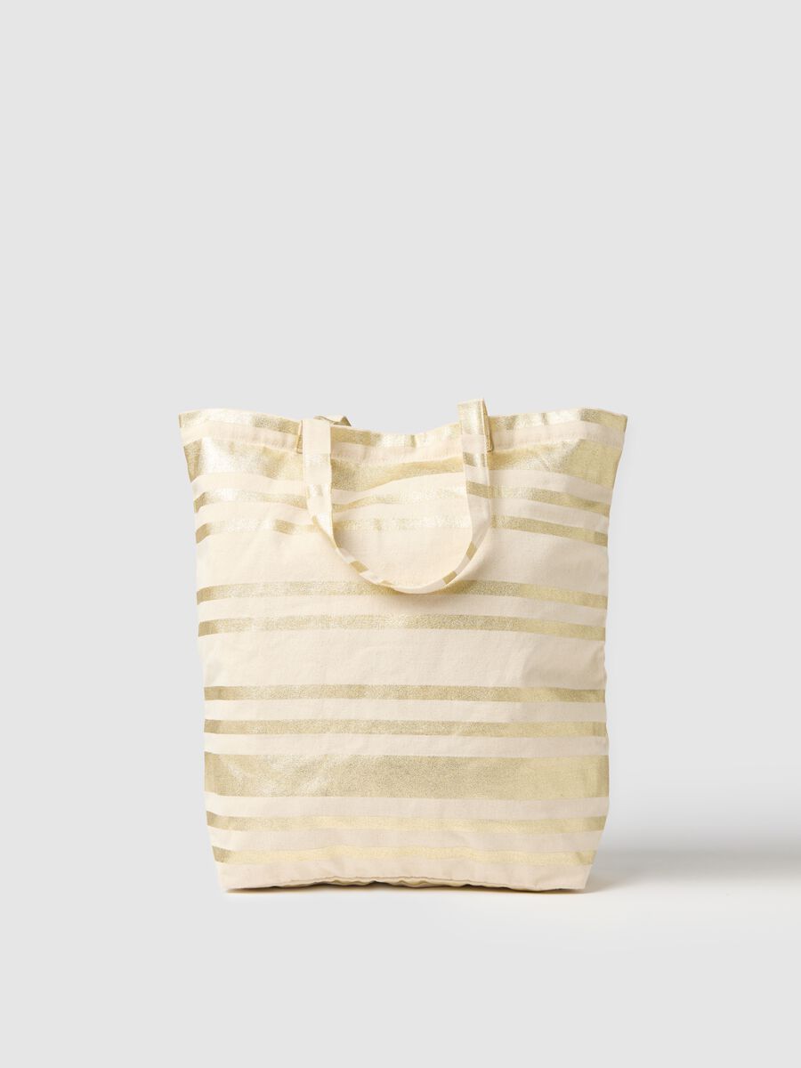 Women's multicolour pure cotton shopper bag_0