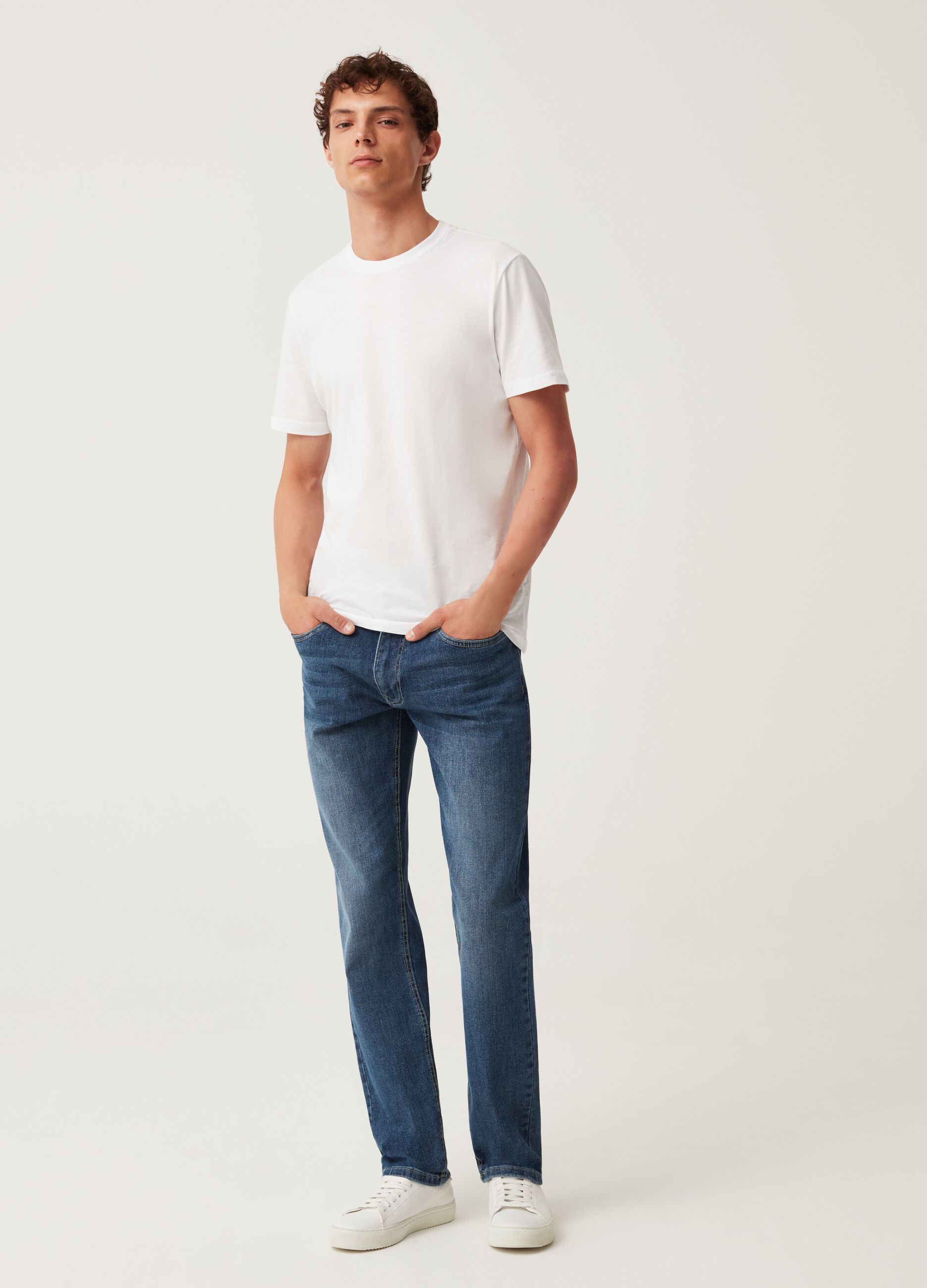 Jeans comfort fit cinque tasche_0