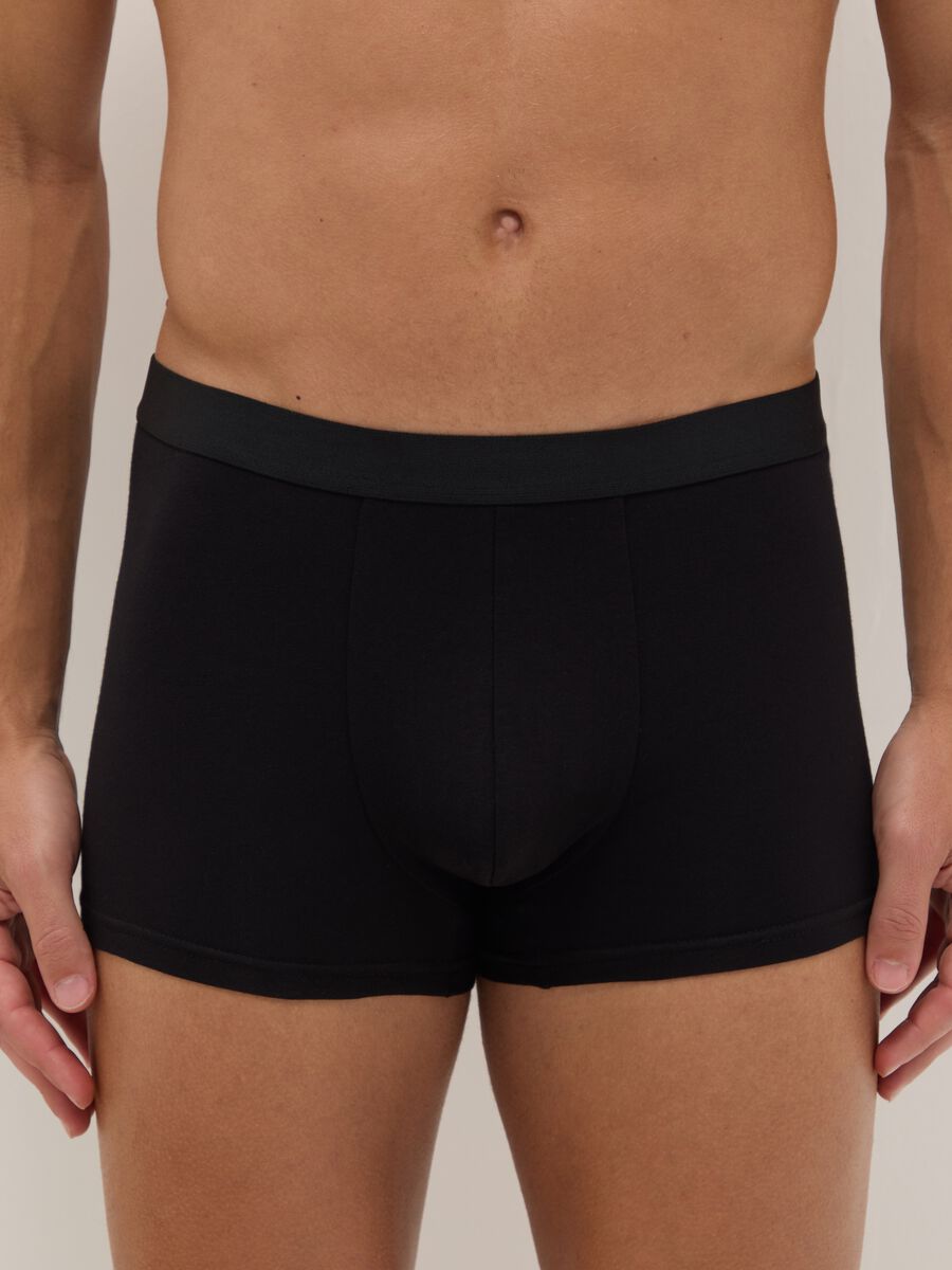 Multipack boxer neri in cotone elasticizzato regular fit_1