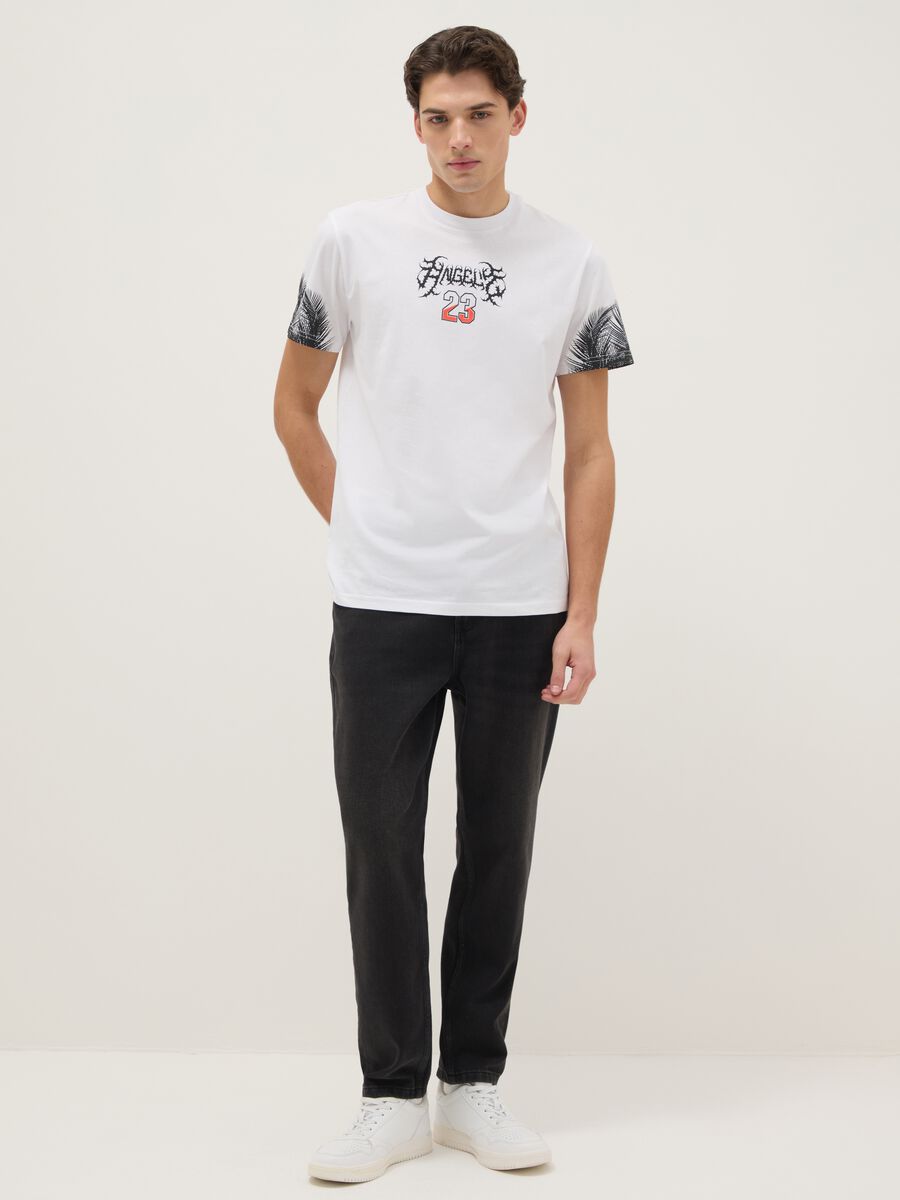 Multicoloured pure cotton regular fit t-shirt with graphic_1