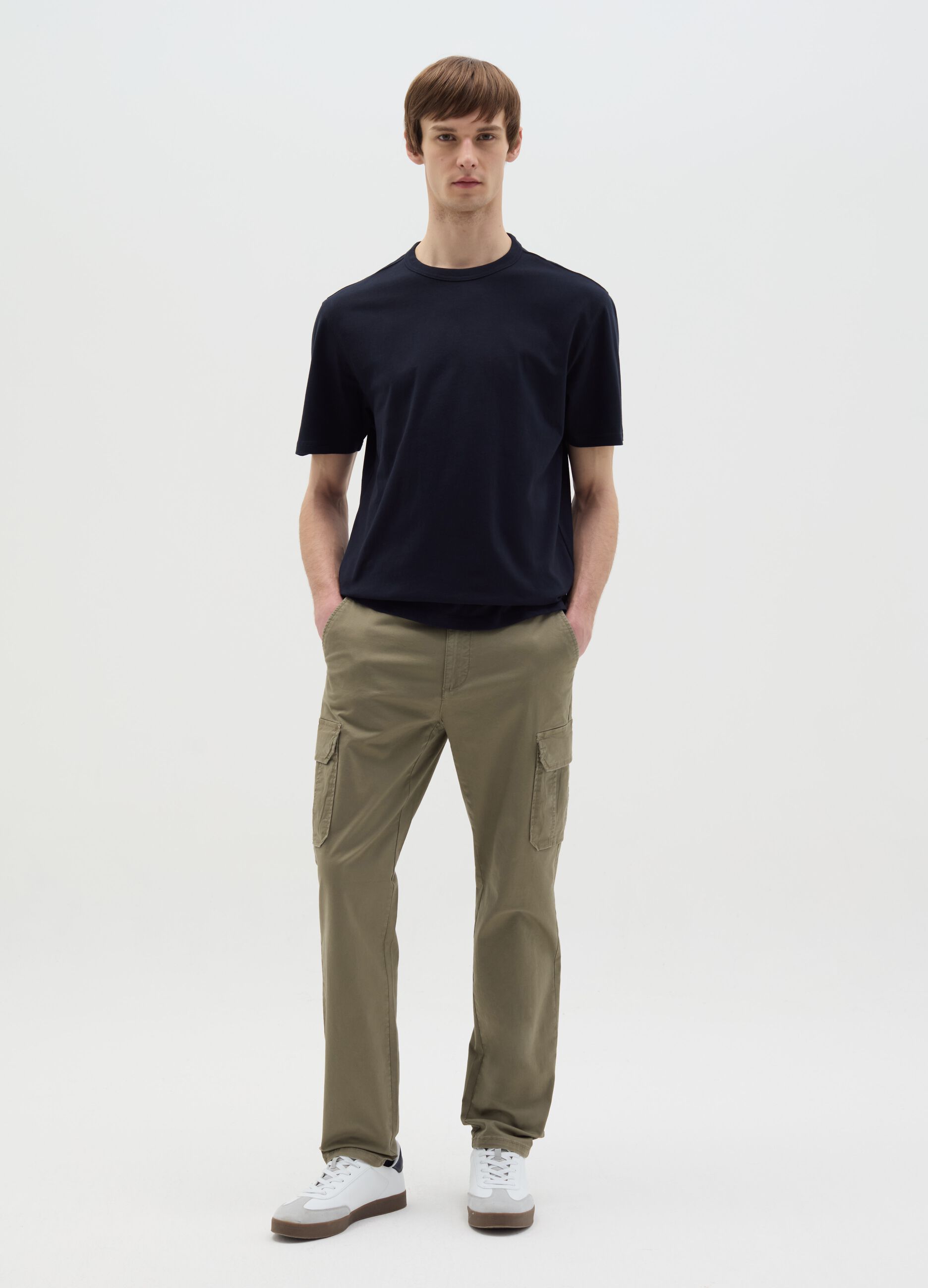 Relaxed-fit T-shirt with round neck