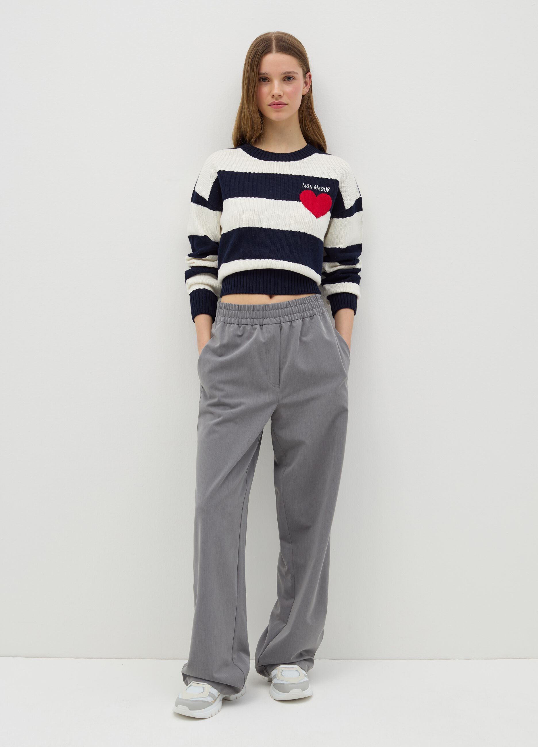 Fluid tailored trousers