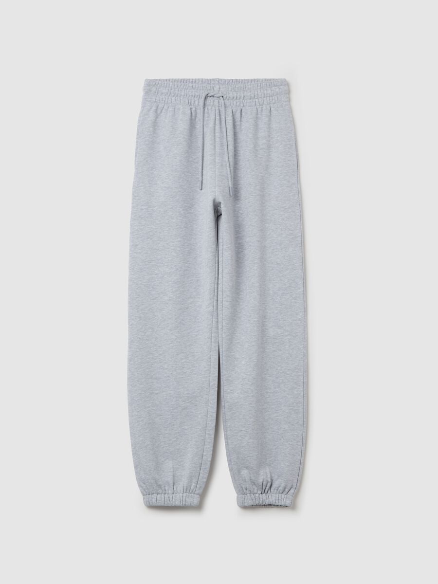 Essential joggers in fleece with drawstring_4