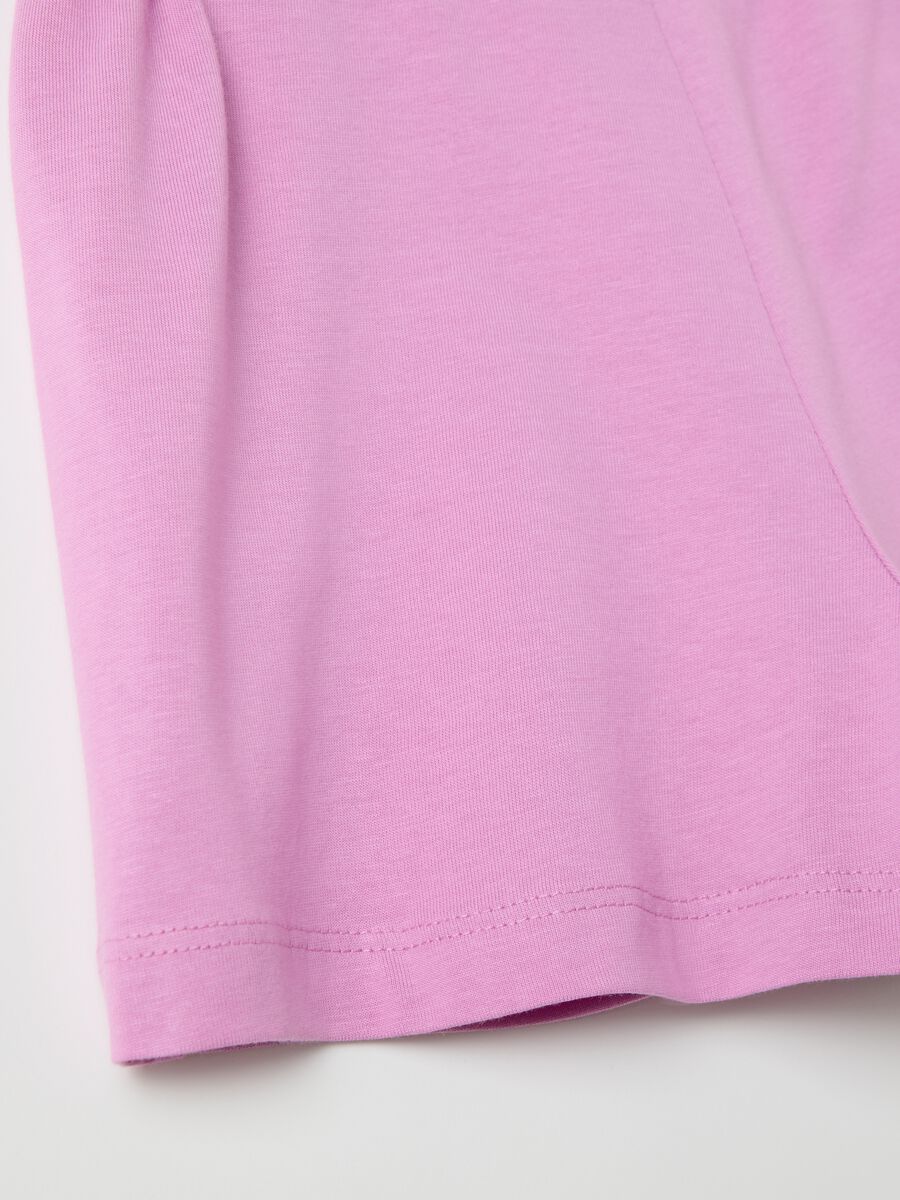 Pink jersey shorts for girls_3