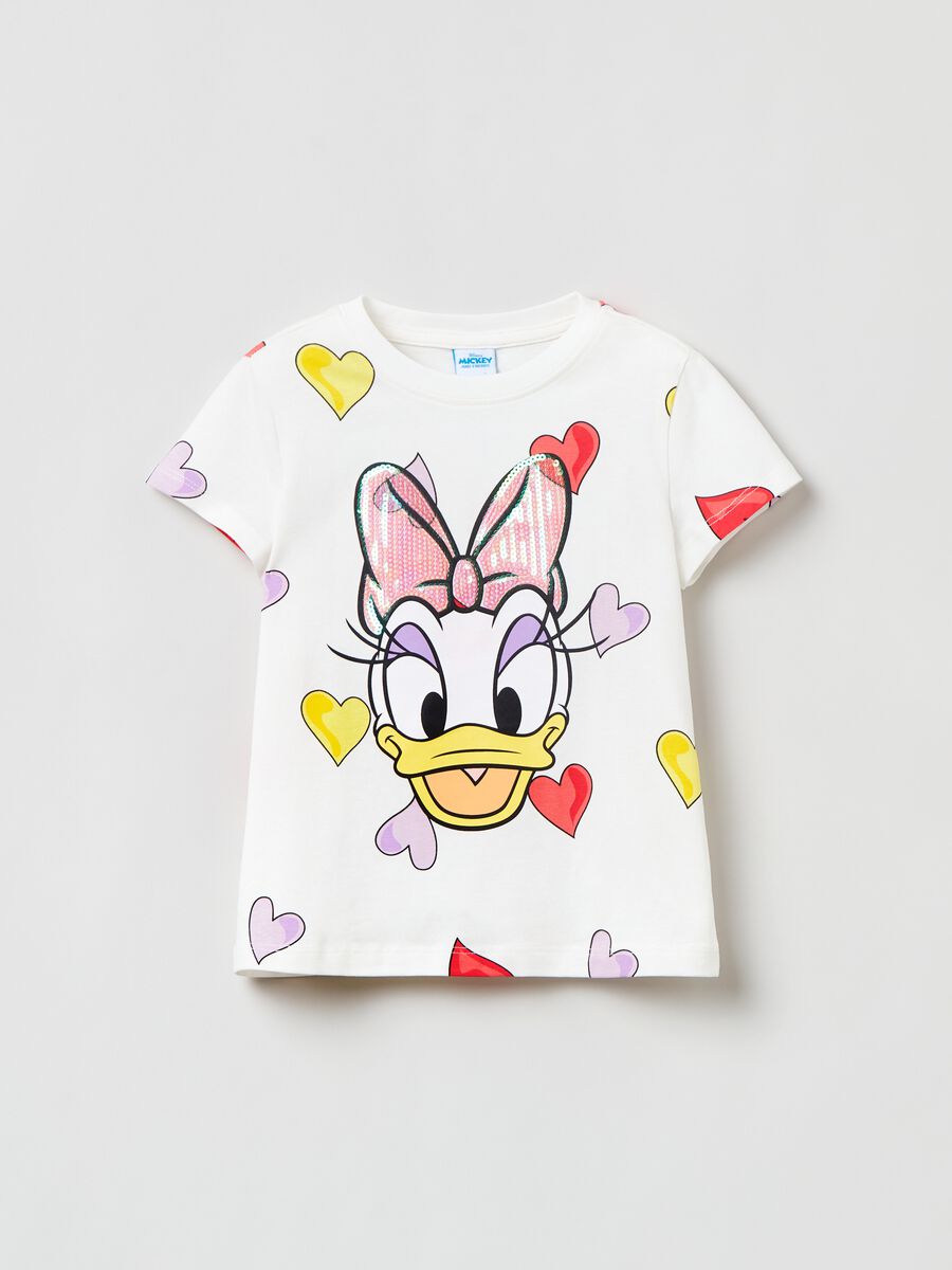Disney Daisy Duck T-shirt with hearts_0