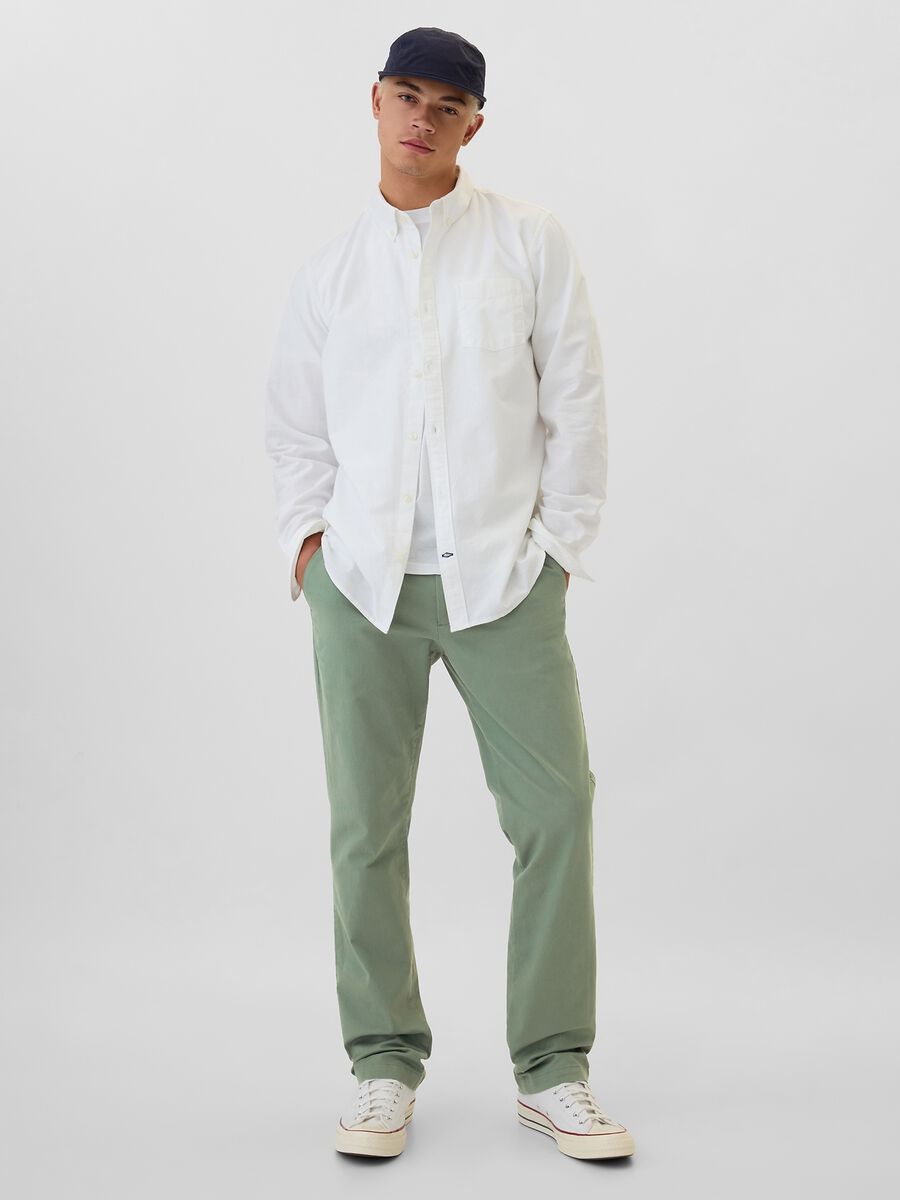 Stretch cotton chinos_0