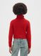 Girls' Regular Fit Red Turtleneck Sweater_1
