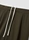 Green jogger trousers with regular fit and elastic waist_5