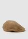 Brown Corduroy Pure Cotton Hat_0