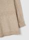 Beige regular fit jumper with high neck_5