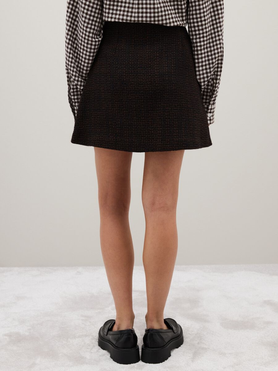 Mini skirt with gold buttons_2