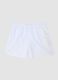 Costume boxer bianco con coulisse_0