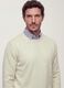 Maglia bianca girocollo in jersey knit regular fit_0