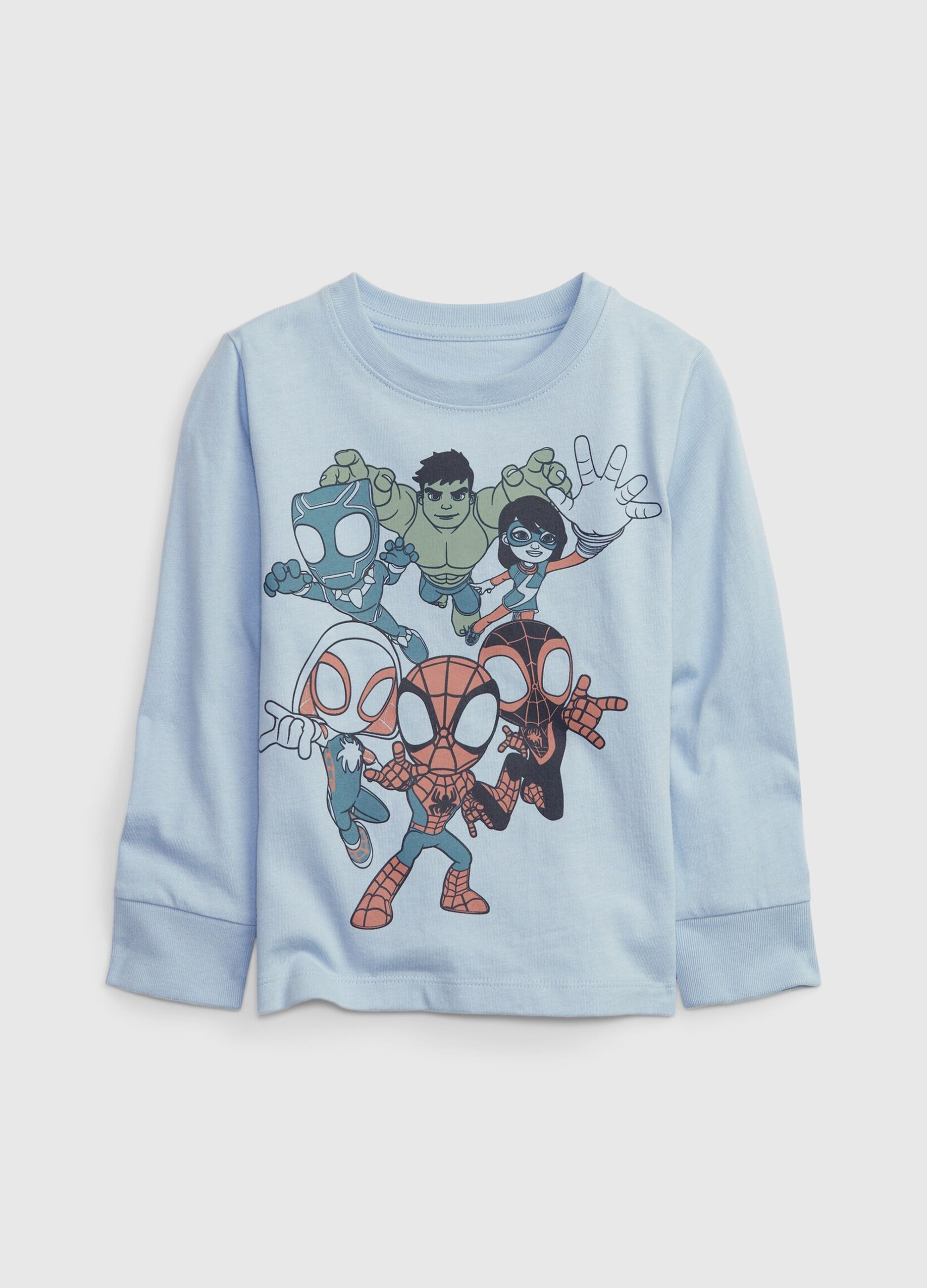 T-shirt a maniche lunghe Marvel Super Heroes