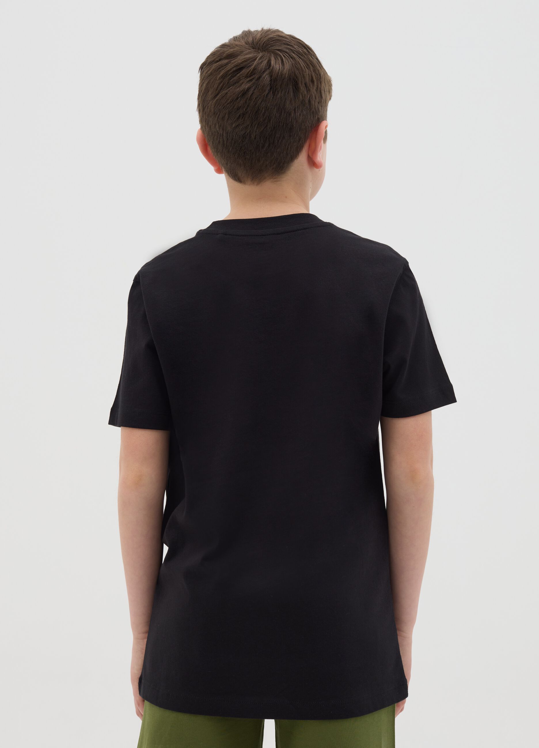 Cotton T-shirt with print