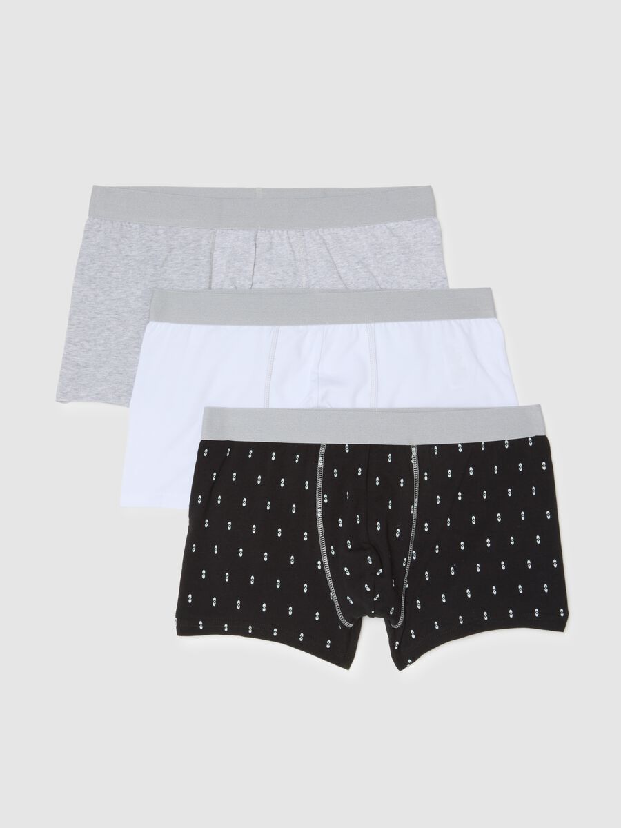 Set of multicolour cotton stretch briefs, regular fit_4