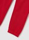 Children's red pure cotton joggers, regular fit_3
