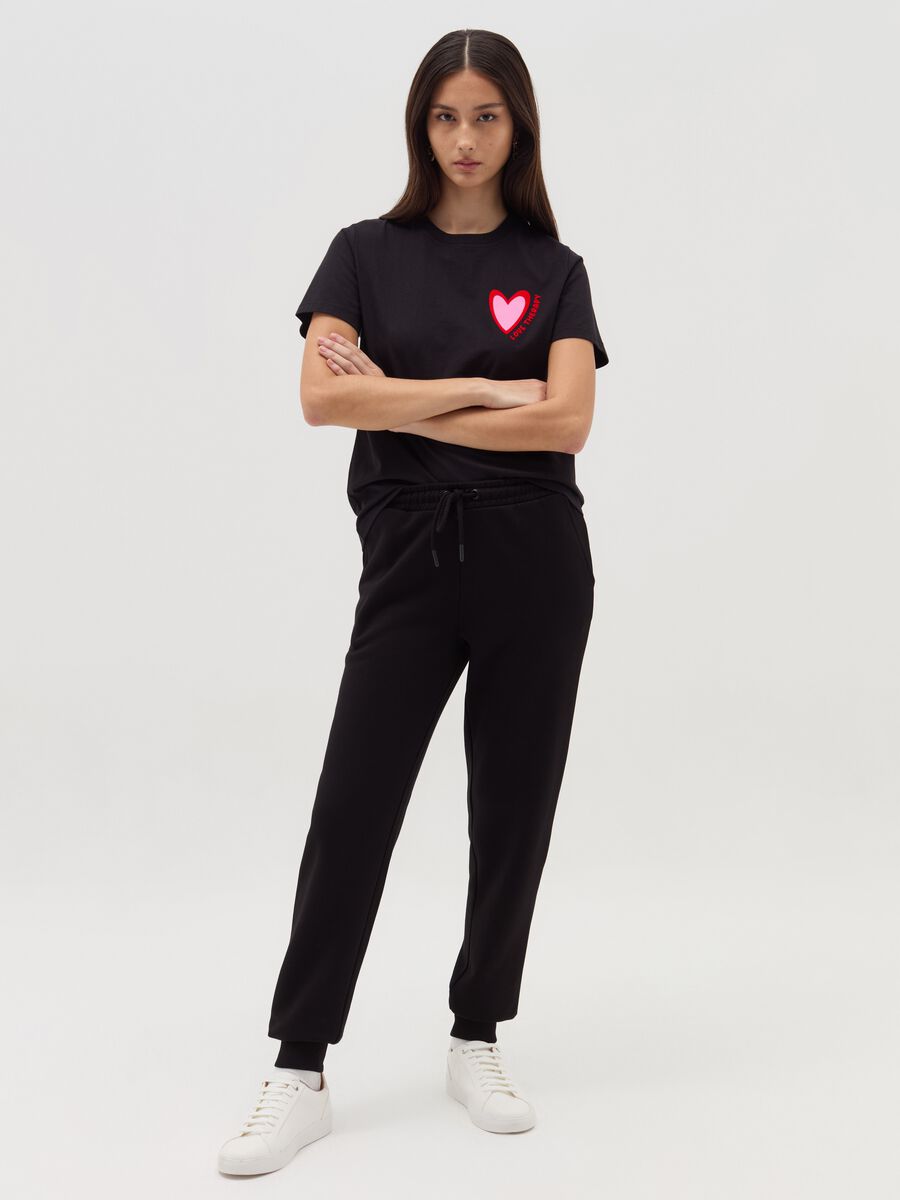 Essential joggers in fleece with drawstring_0