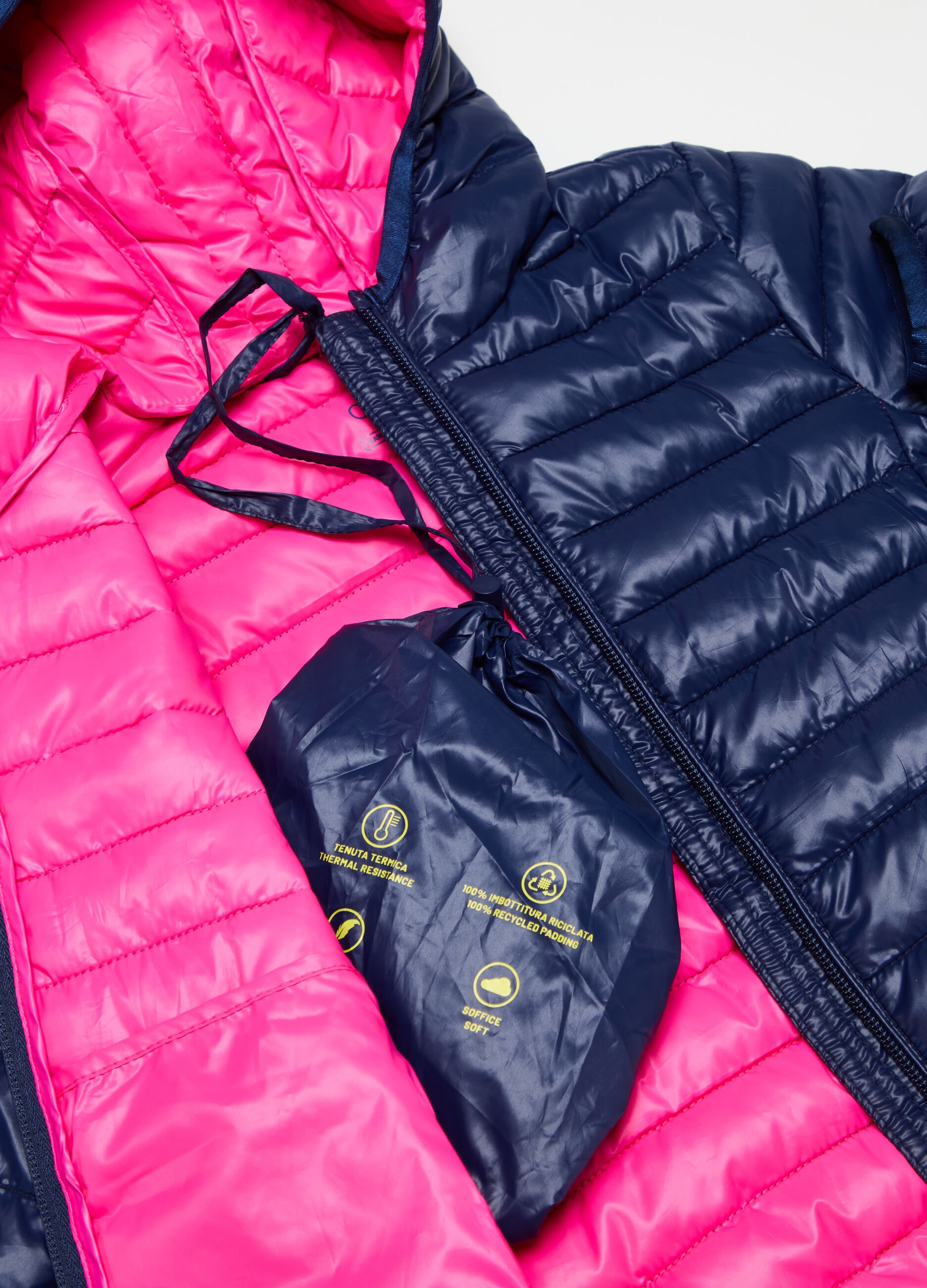 Ultra-light down jacket with hood