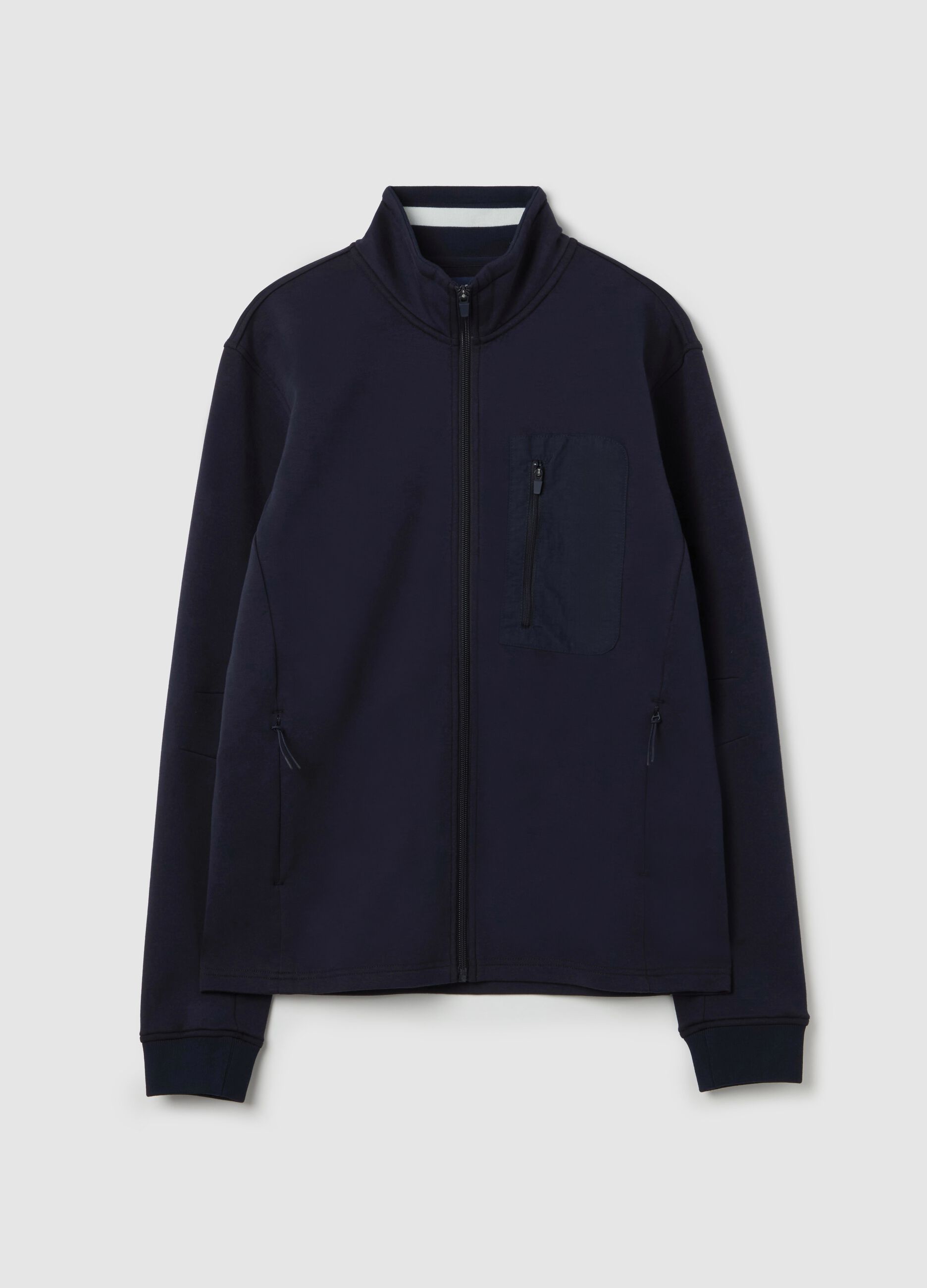 Full-zip in tessuto tecnico
