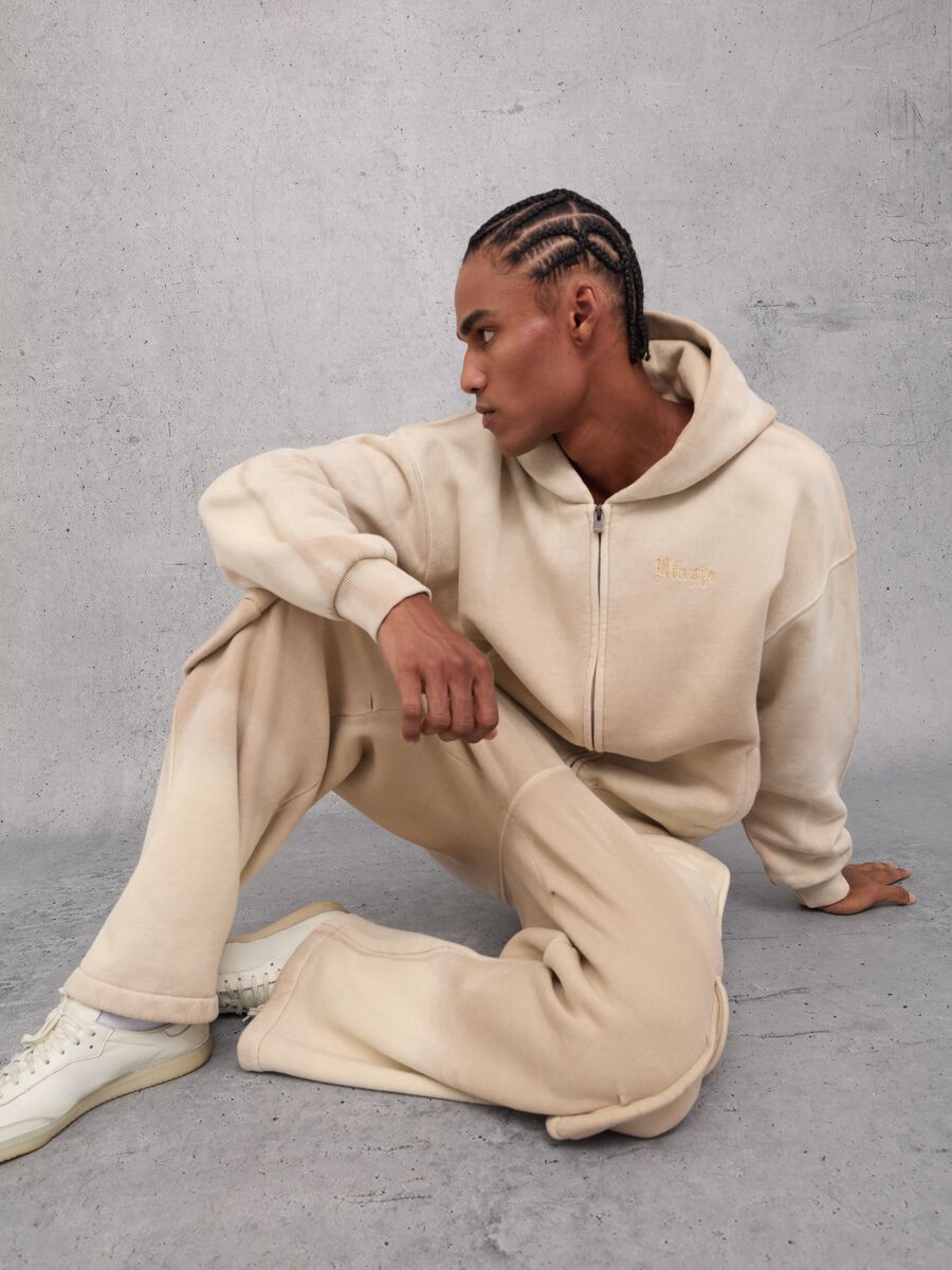 Sunfaded Zip Hoodie Vintage Sand_4
