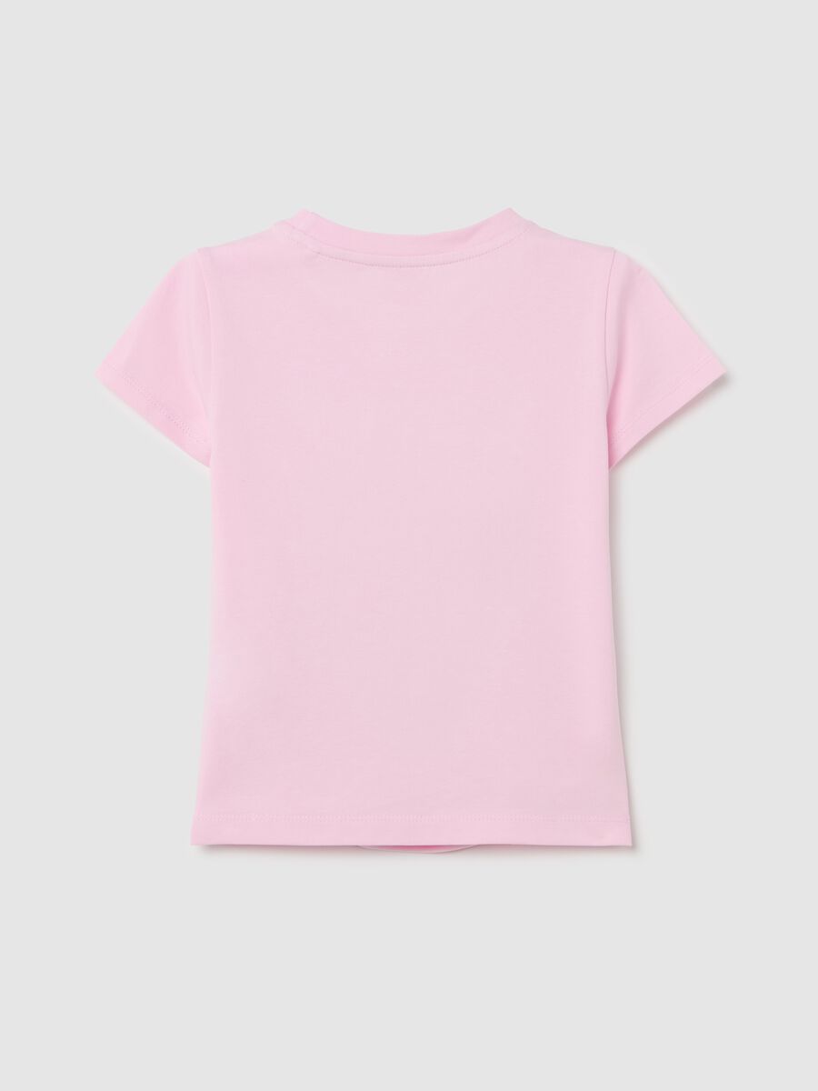 Cotton T-shirt with Angel & Stitch print_1
