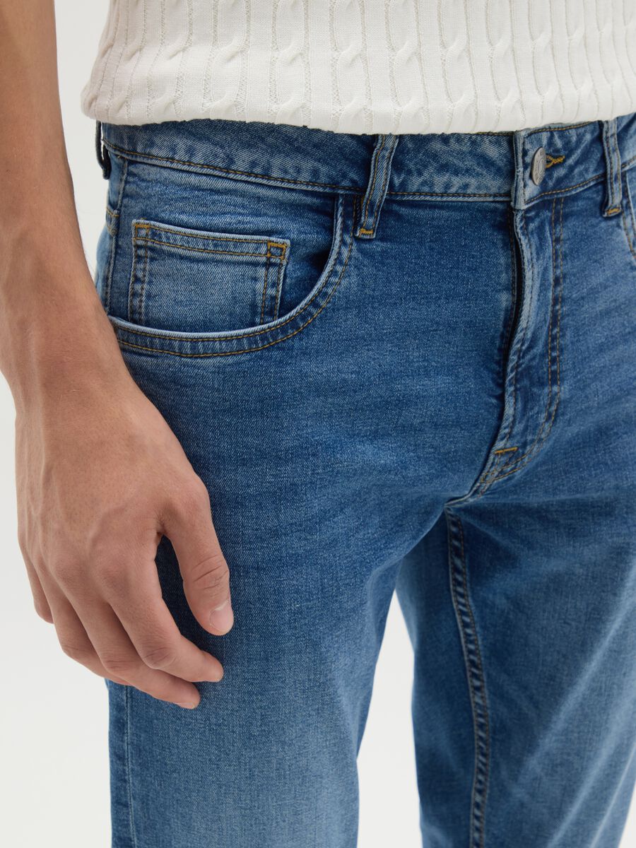 Blue Denim Skinny Fit Jeans_2