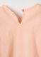 Orange long-sleeved girl's t-shirt in pure cotton regular fit_3